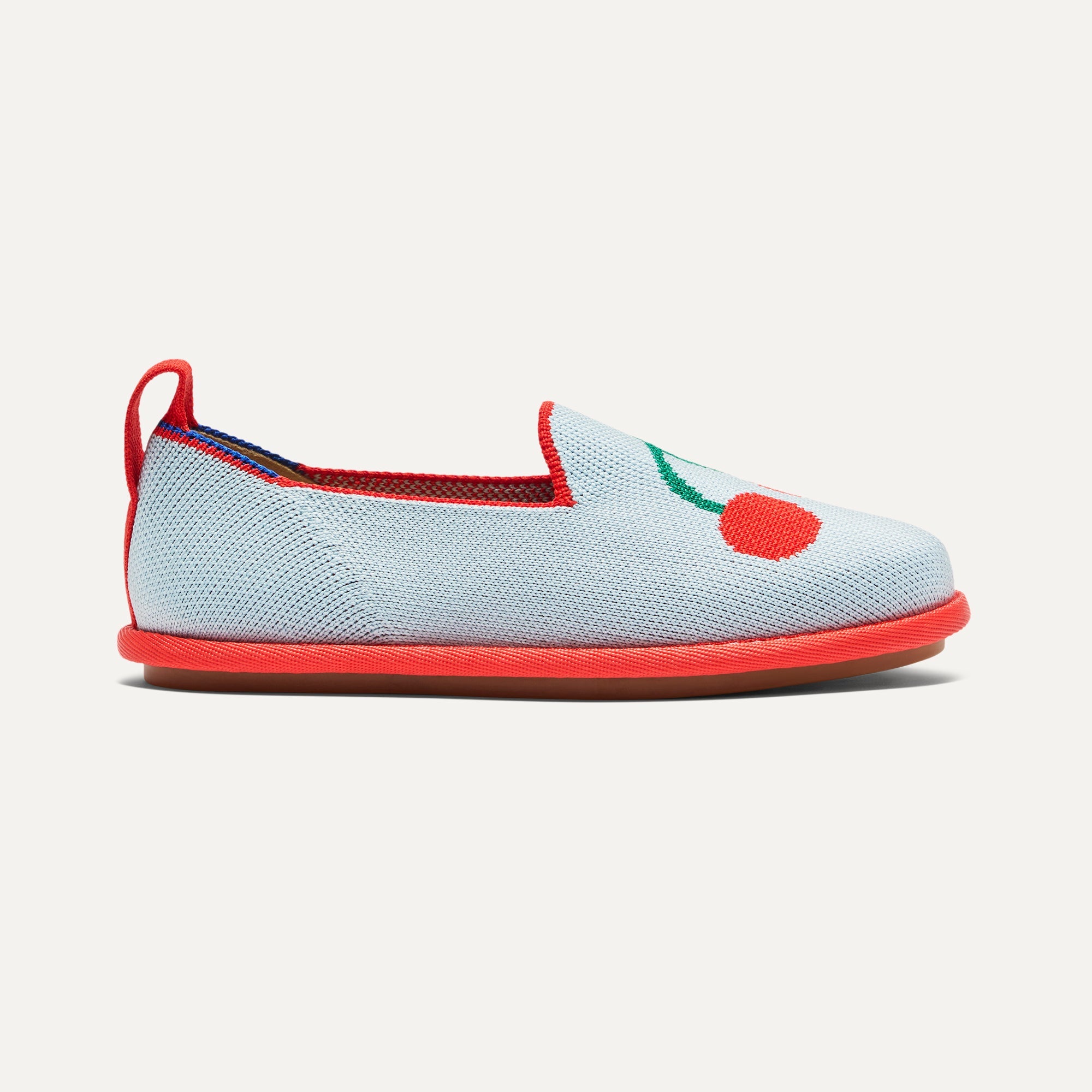 Rothy's The Mini Loafer mocassini bambina Cherry Blue antiscivolo