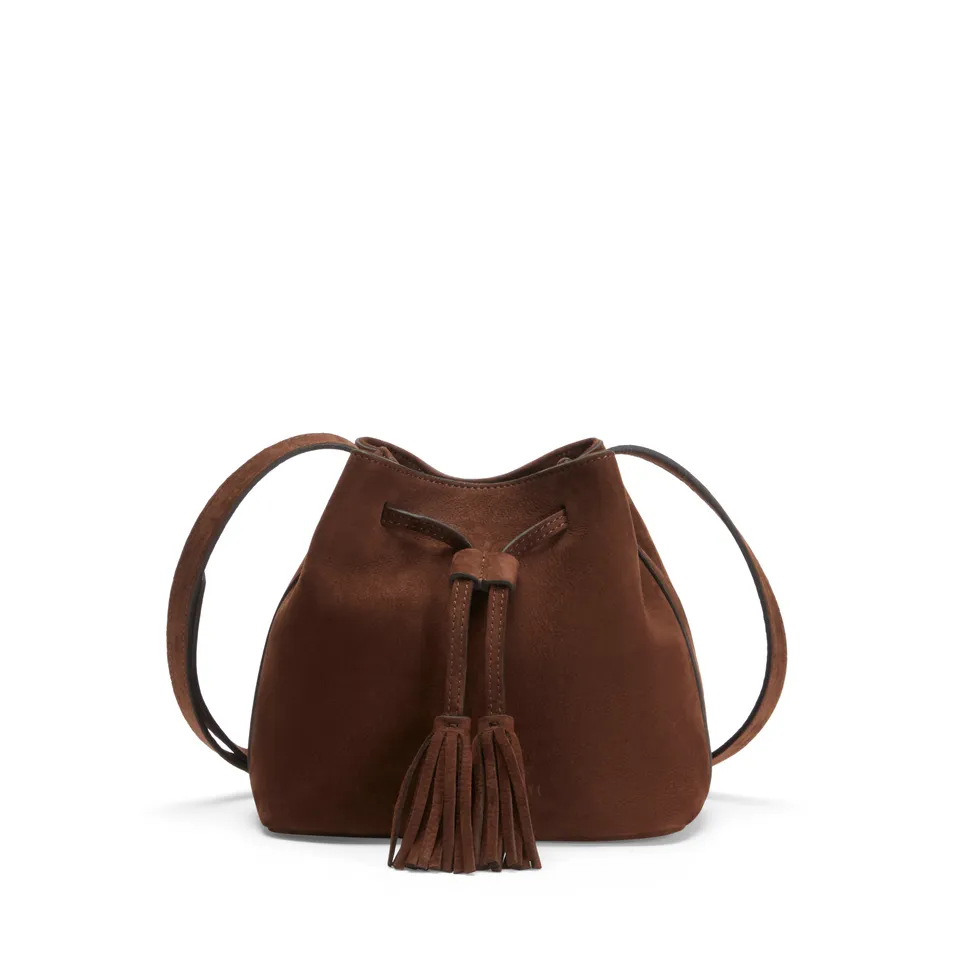 F.lli Rossetti 84730 borsa secchiello nabuk castagna