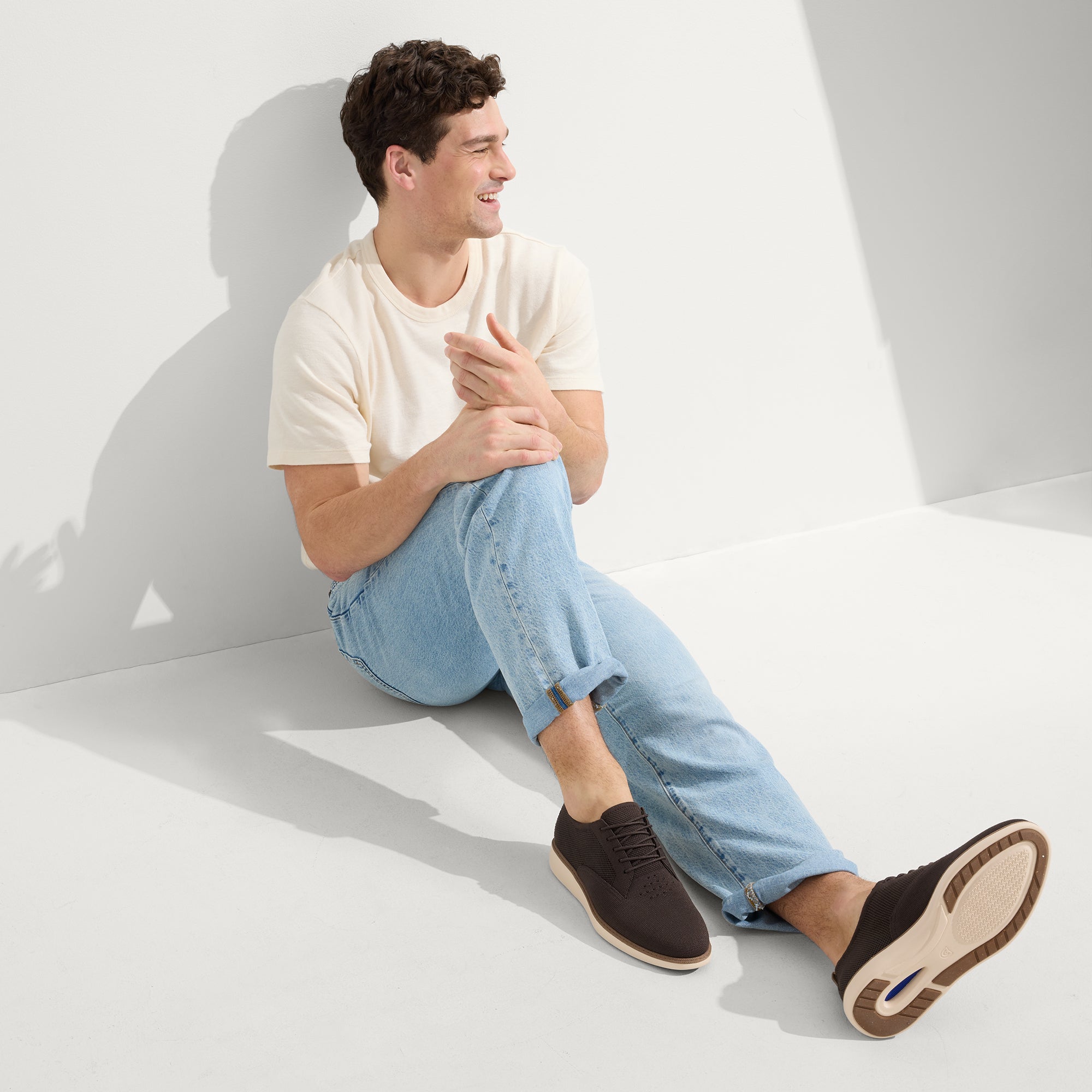 Rothy's The Oxford mocassini uomo Deep Brown marrone scuro