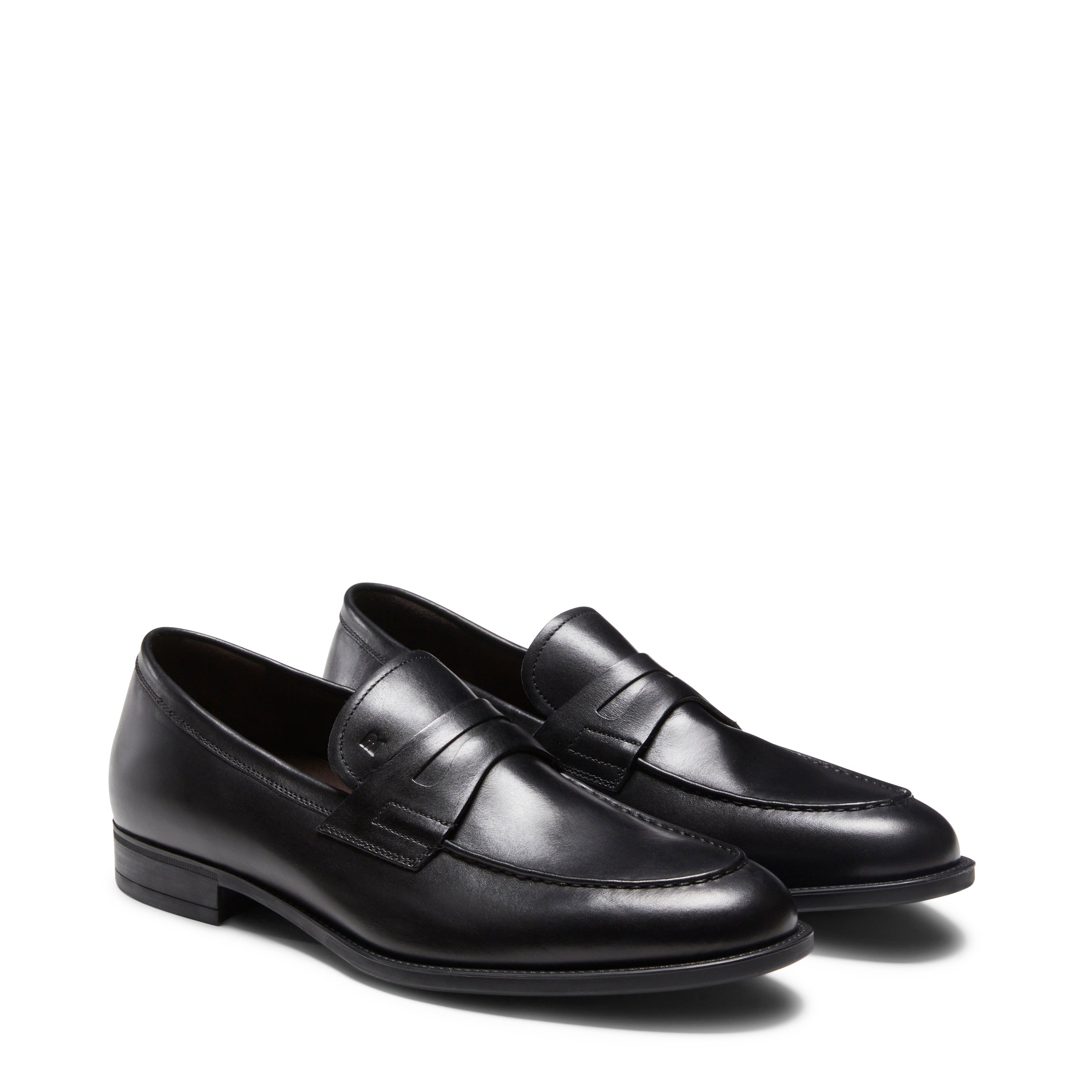 F.lli Rossetti 44976 Mocassino Uomo Pelle Nero Effetto Anticato