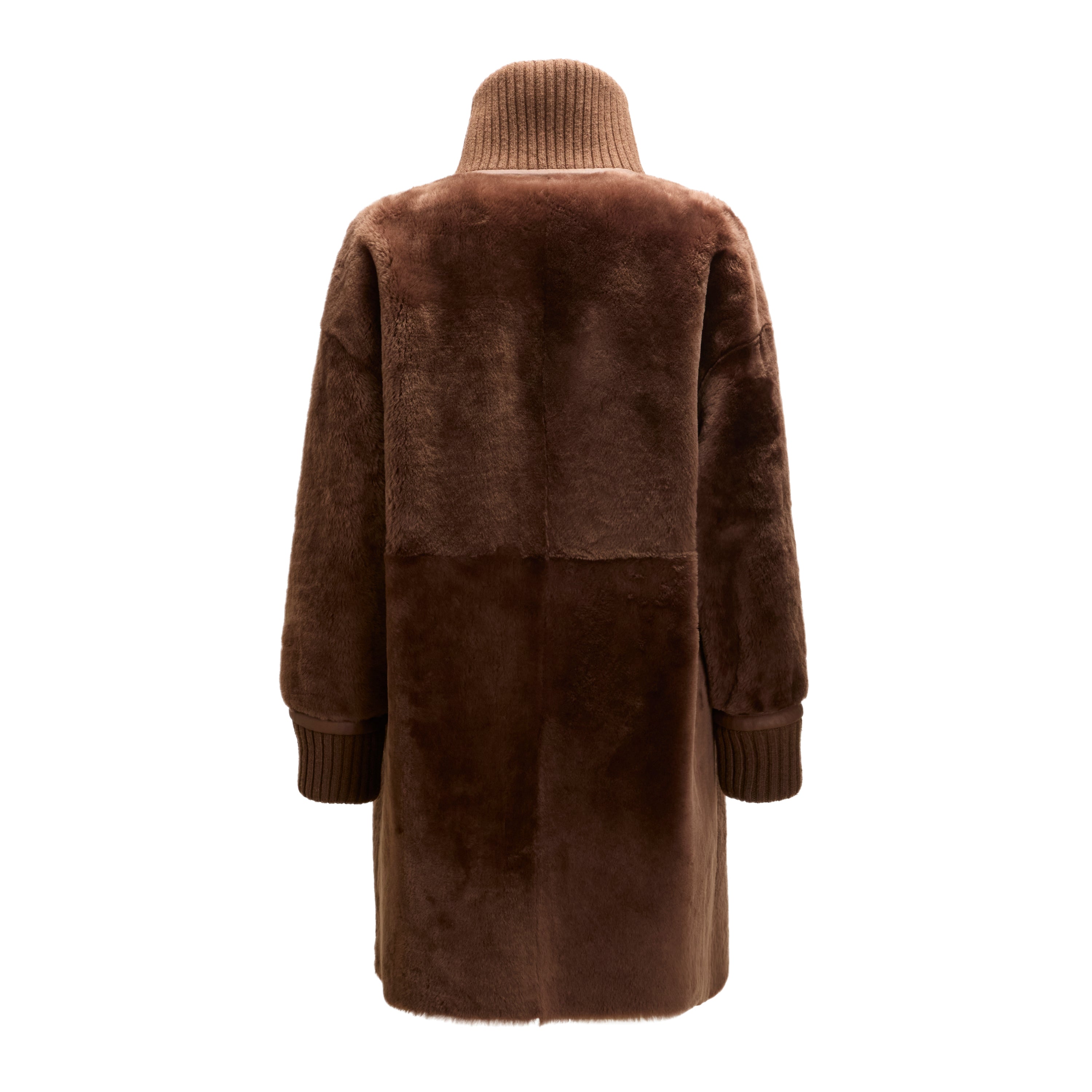 F.lli Rossetti 98417 Cappotto Shearling Reversibile Marrone