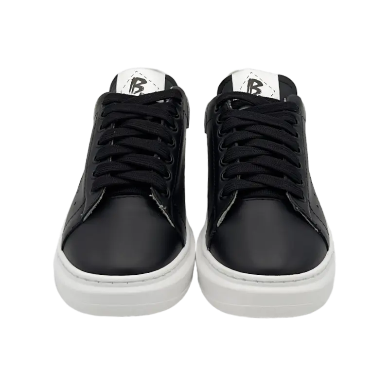 Sandro Barbera B68 Hollywood Black Sneaker Nero in Pelle