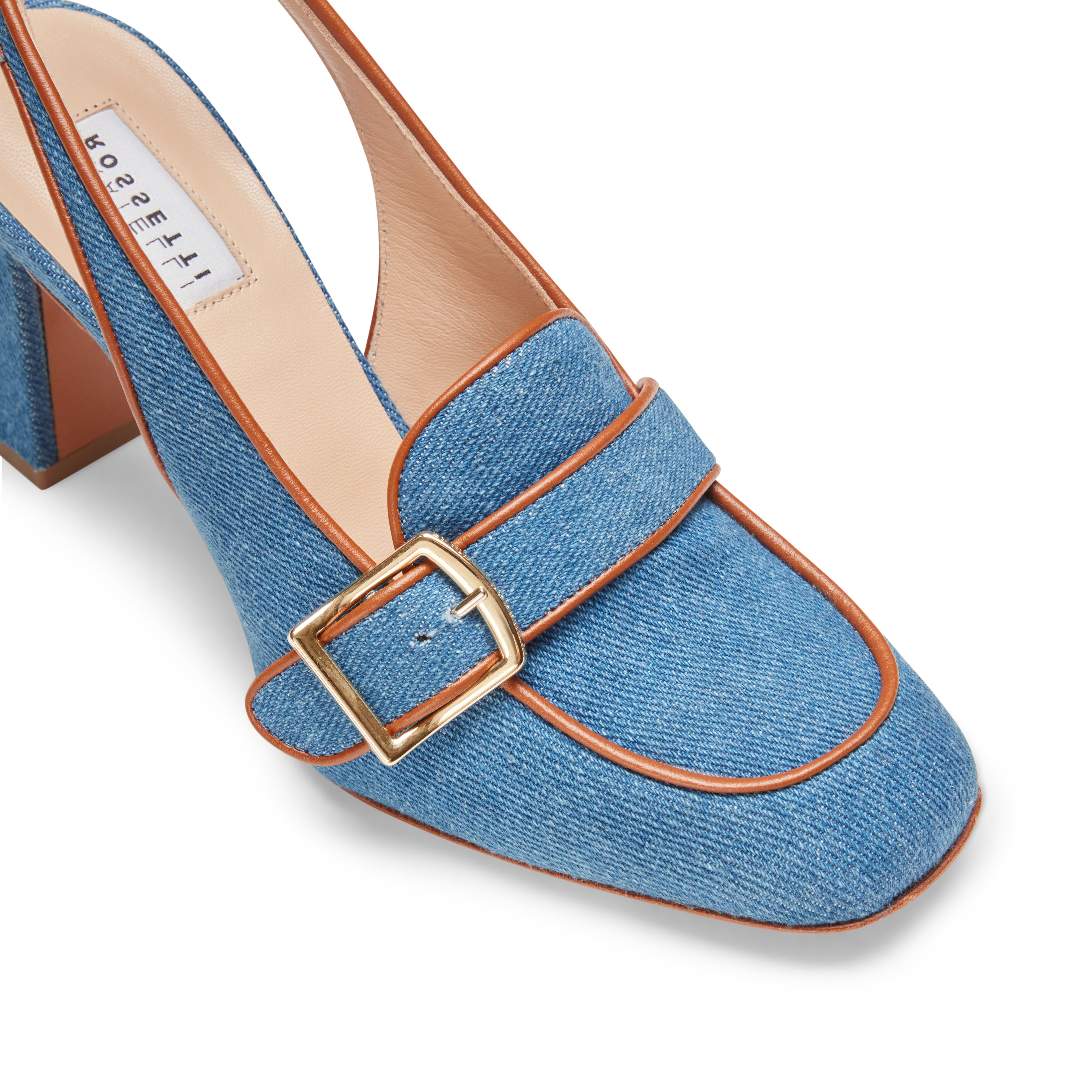 F.lli Rossetti 68223 sandalo donna blucina denim tacco 80