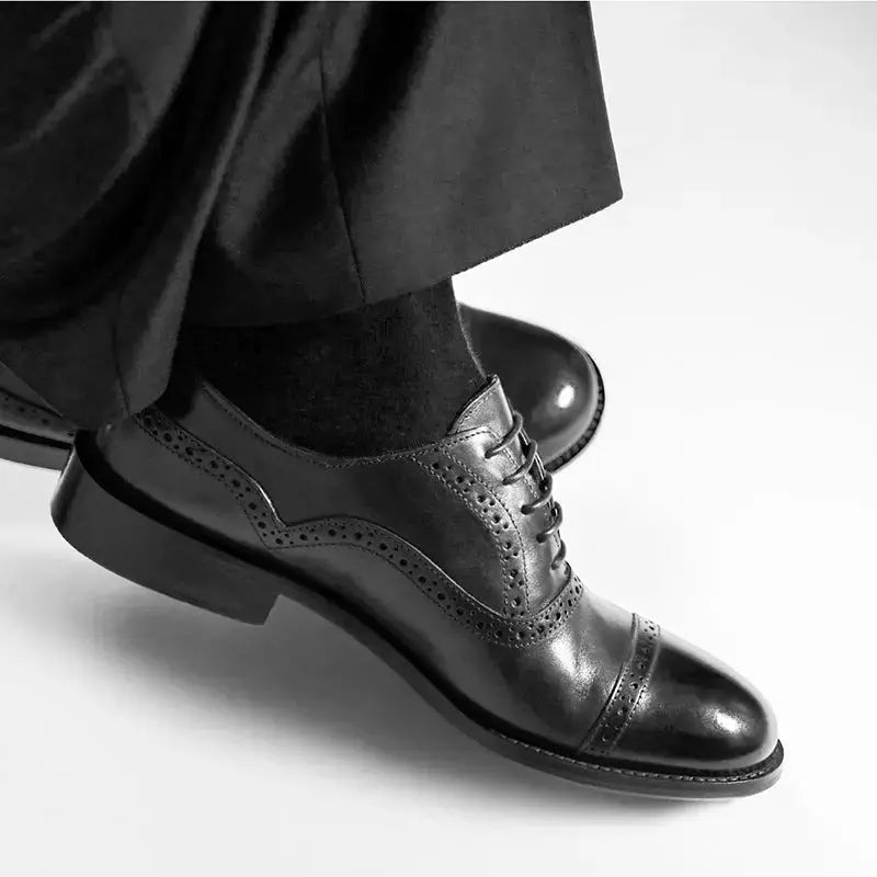 Sandro Barbera 44204 Oxford stringate uomo vitello nero