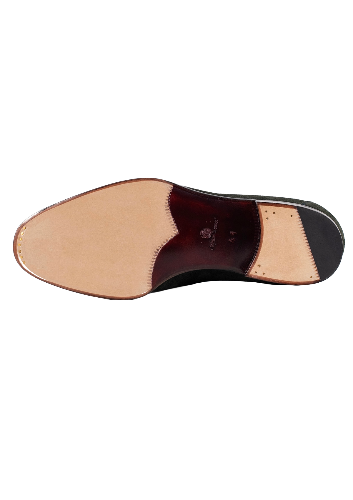 Stefano Bemer Loafers C1199 mocassini verde camoscio