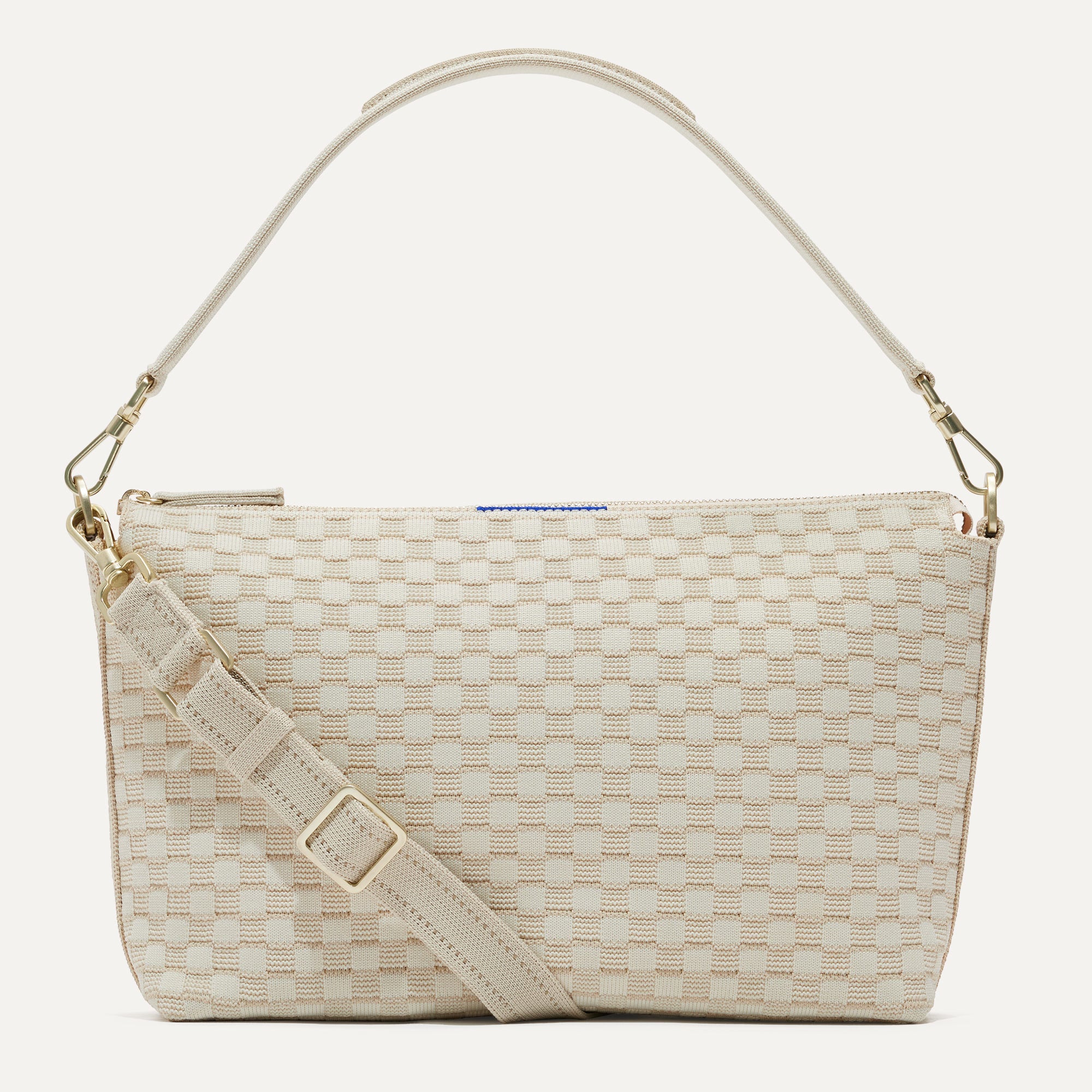 Rothy's The Daily Crossbody borsa tracolla avorio White Sand zip