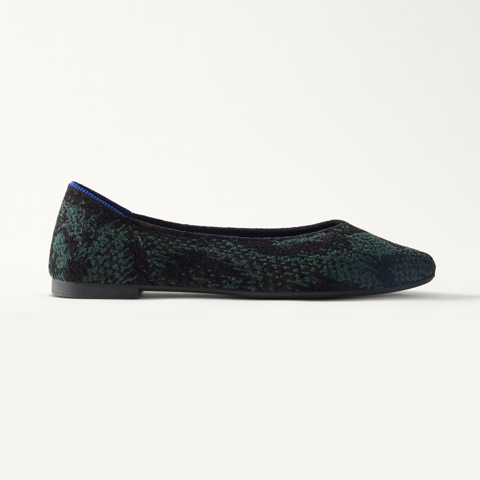 Rothy's The Point III ballerine verdi pitonate Evergreen Python