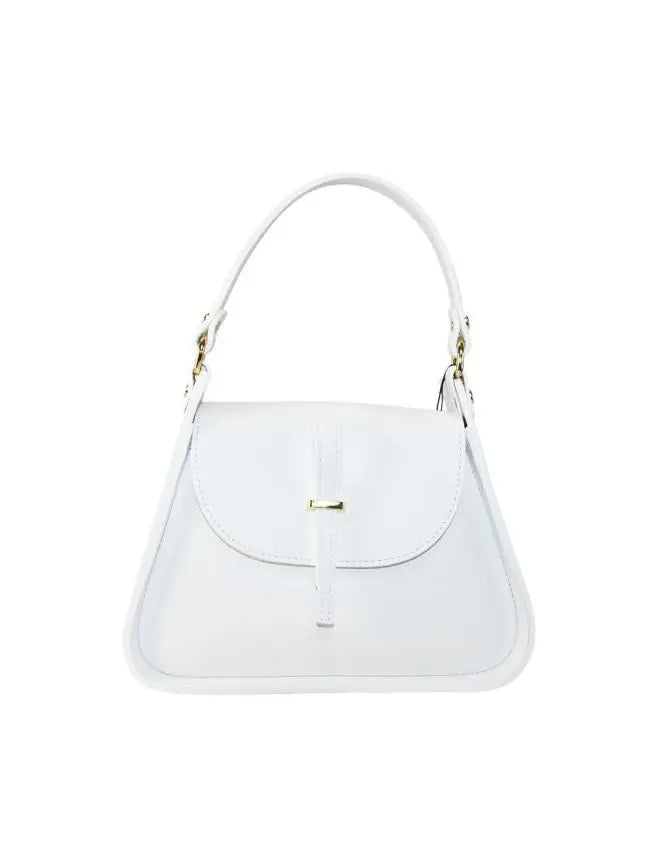 Sandro Barbera BAEN 35838 borsa a mano pelle bianca tracolla