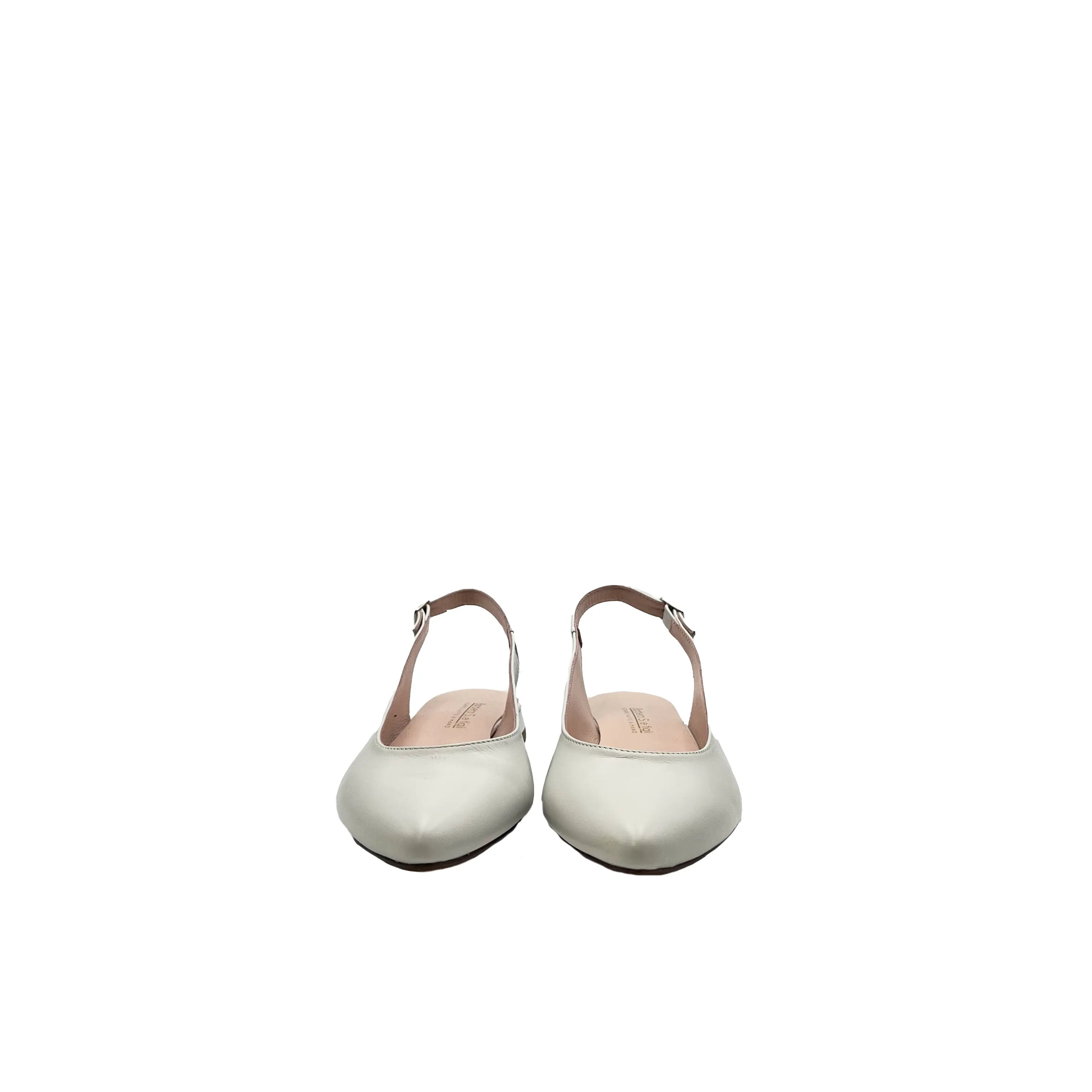 Sandro Barbera & Figli Stringate Donna 254 sandalo bianco pelle