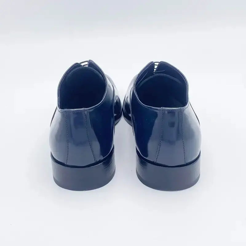 Sandro Barbera 1132 Oxford Liscio Uomo Blu Pelle Cerimonia