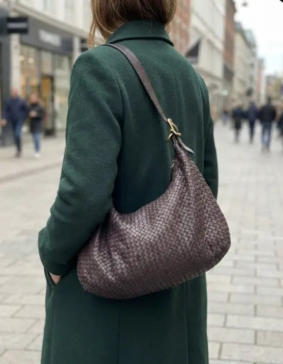 Sandro Barbera Borse BASY55861 borsa a spalla pelle moro
