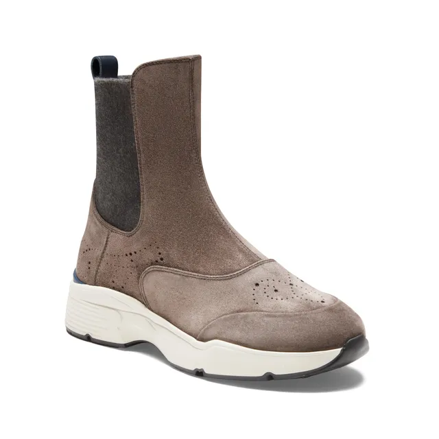 F.lli Rossetti 77285 Chelsea Boot Suede Acciaio