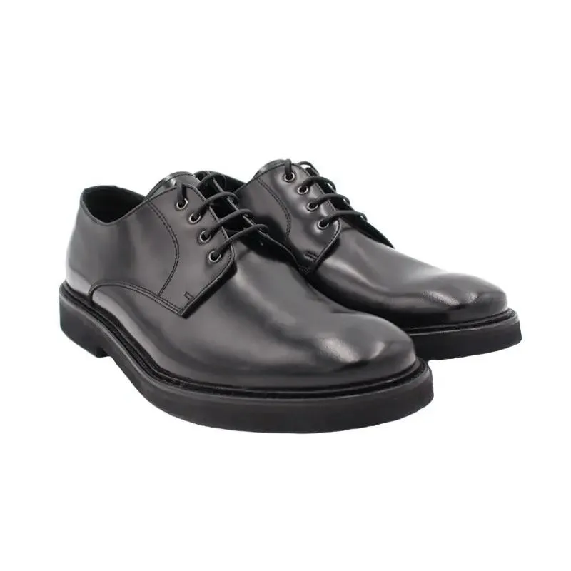 Sandro Barbera 1264 derby uomo nero vitello Vibram