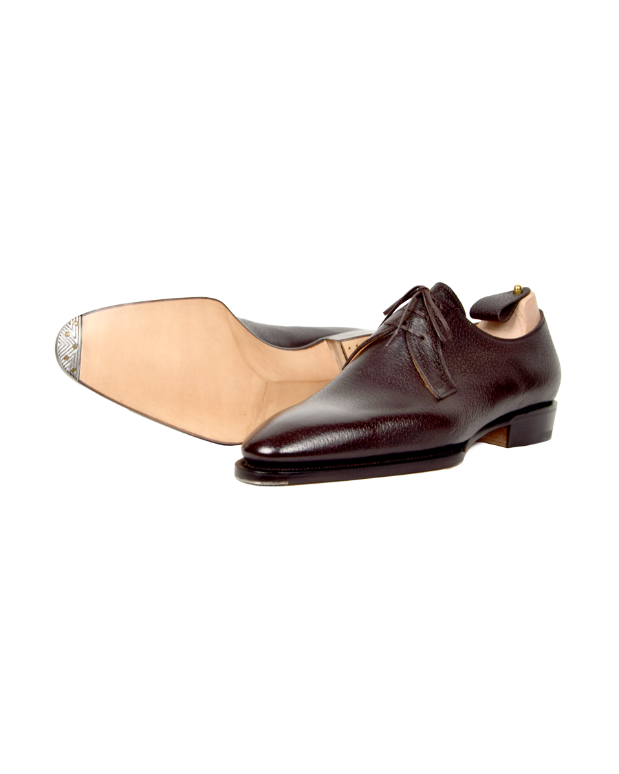 Stefano Bemer Derbies T5240 scarpe cinghiale 3 occhielli