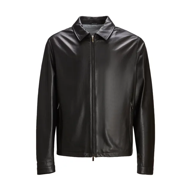 F.lli Rossetti 99791 giubbino pelle nappa nera uomo