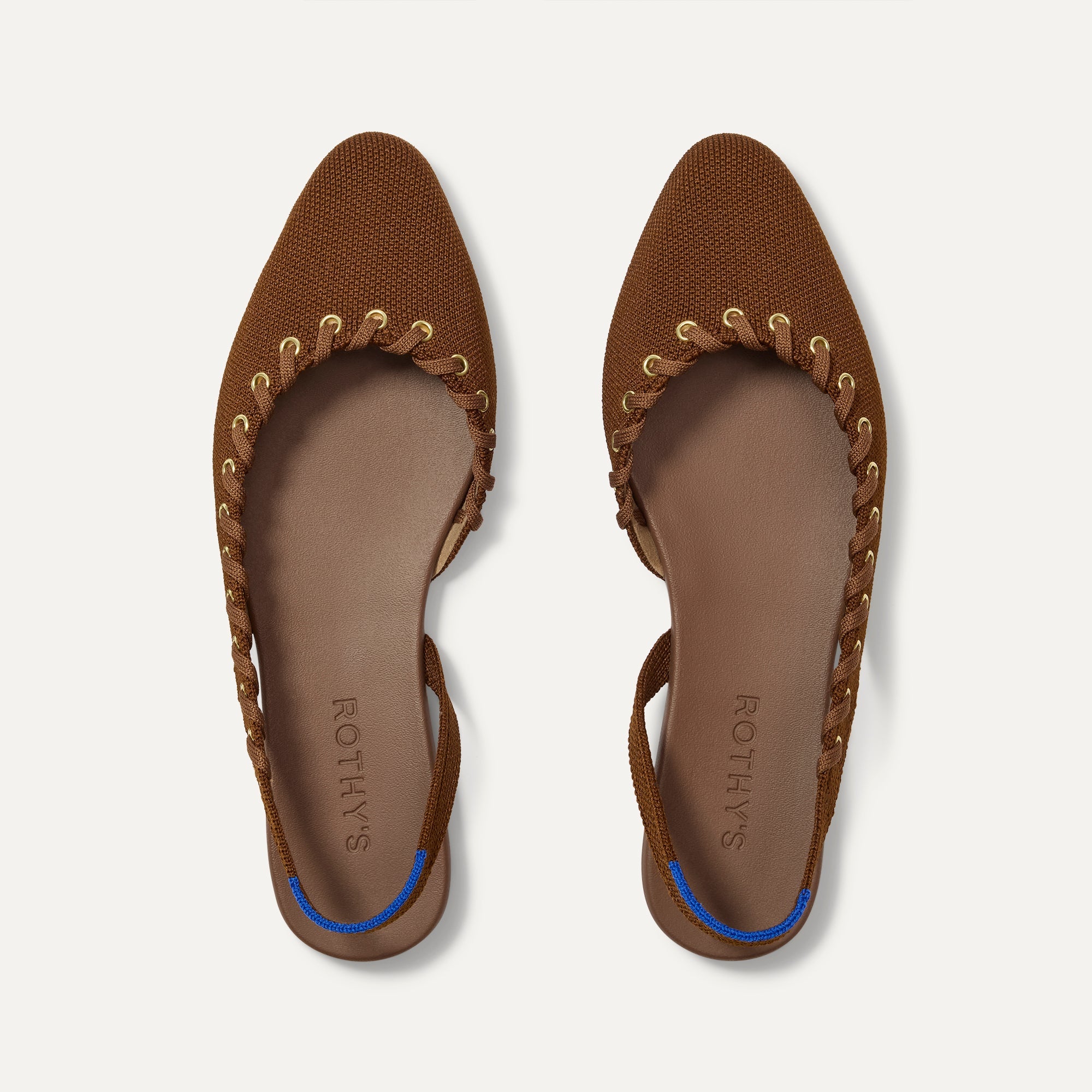 Rothy's The Almond Slingback ballerine Torta Marrone