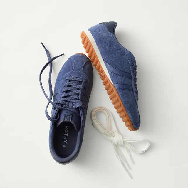 Rothy's The Ivy Sneaker sneakers donna ReVelvet Overcast blu