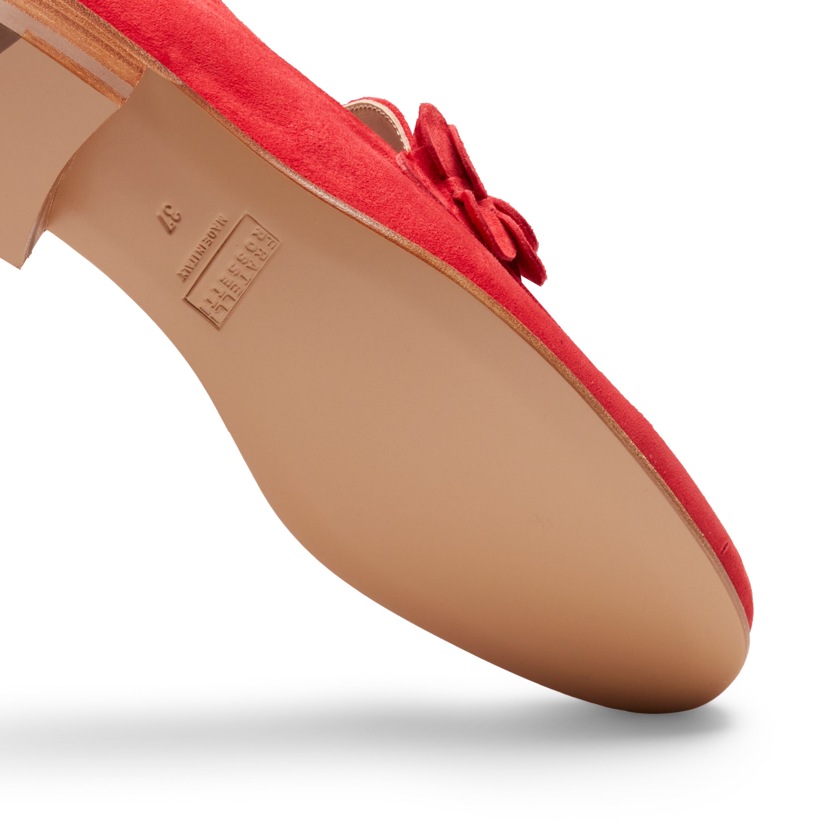 F.lli Rossetti 68258 Mocassino Donna Suede Rosso Cuoio