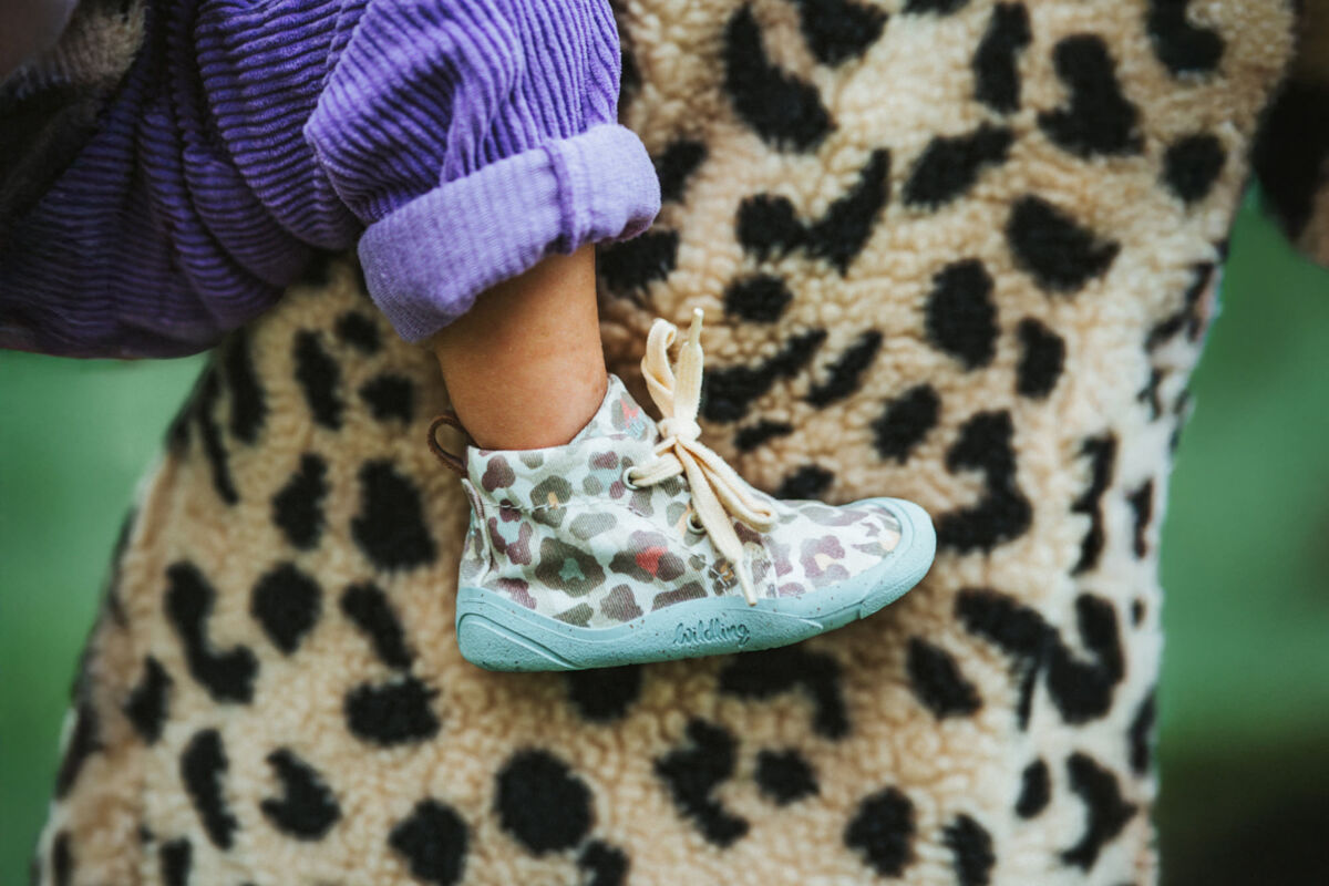 Wildling Aopri Leo scarpe bimbo cotone maculato