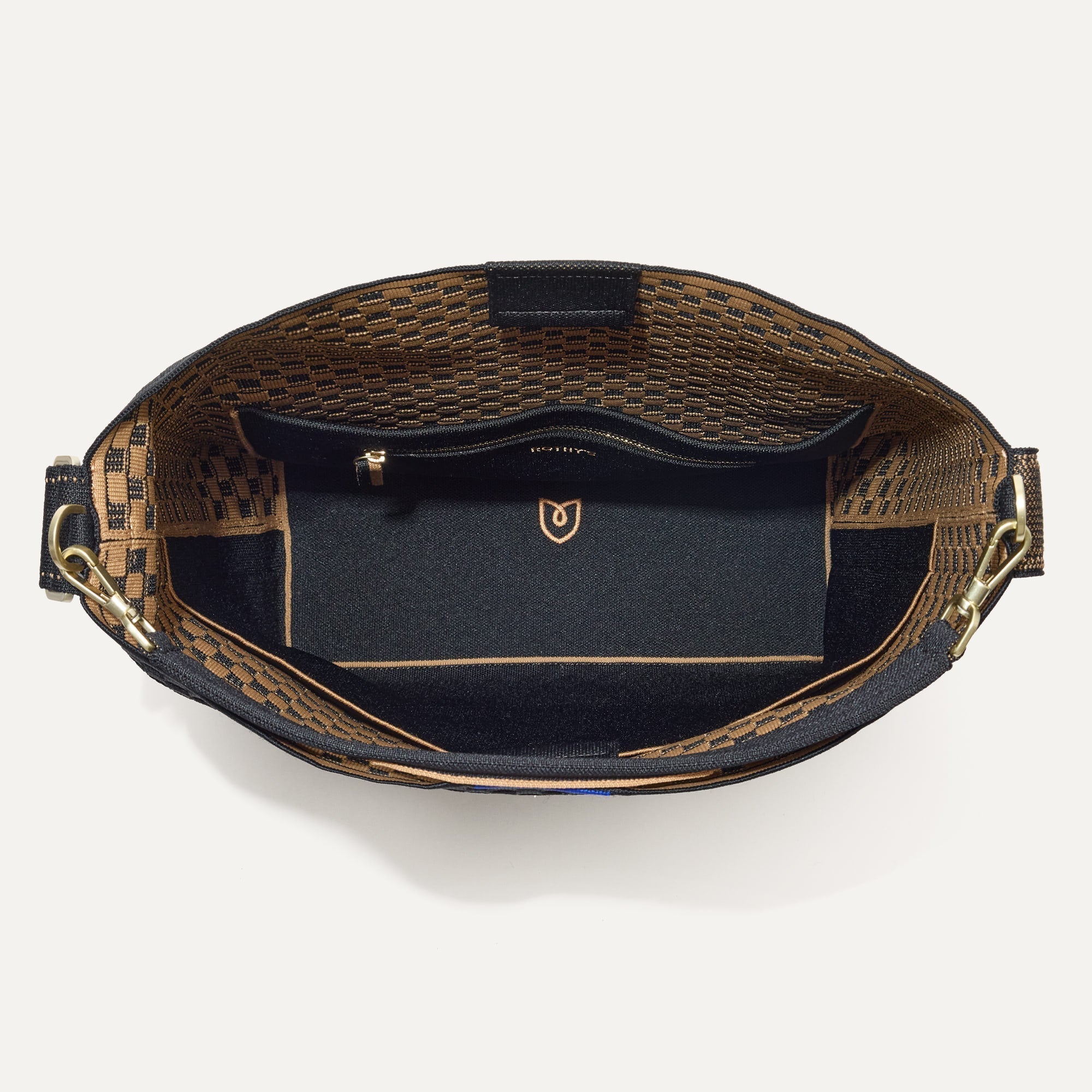 Rothy's The Bucket Bag borsa secchiello nero intreccio