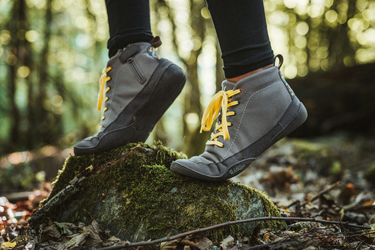 Wildling Xeleb scarpe invernali lana grigie zip