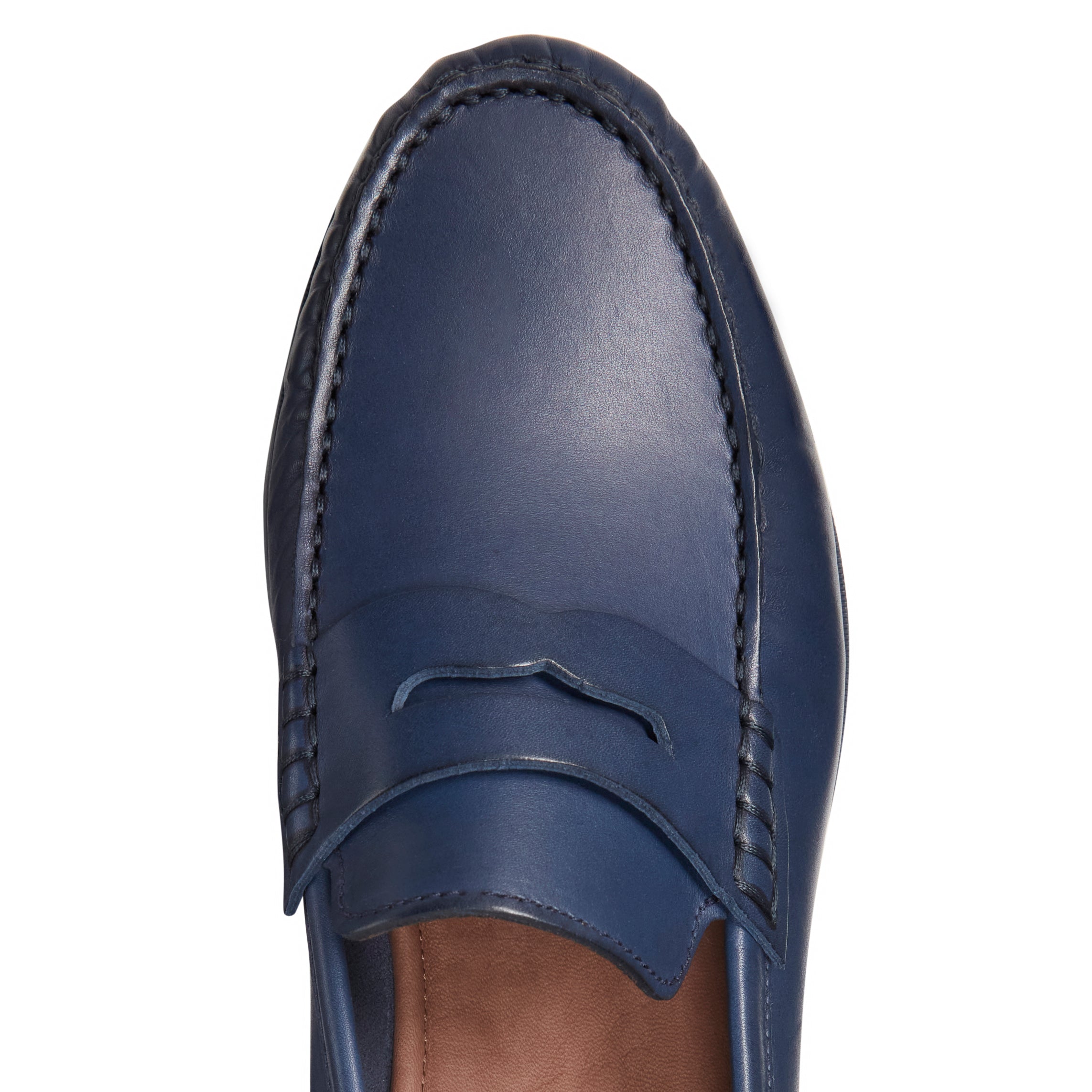 F.lli Rossetti 13305 Mocassino Pelle Uomo Blu Marine Fondo Gomma