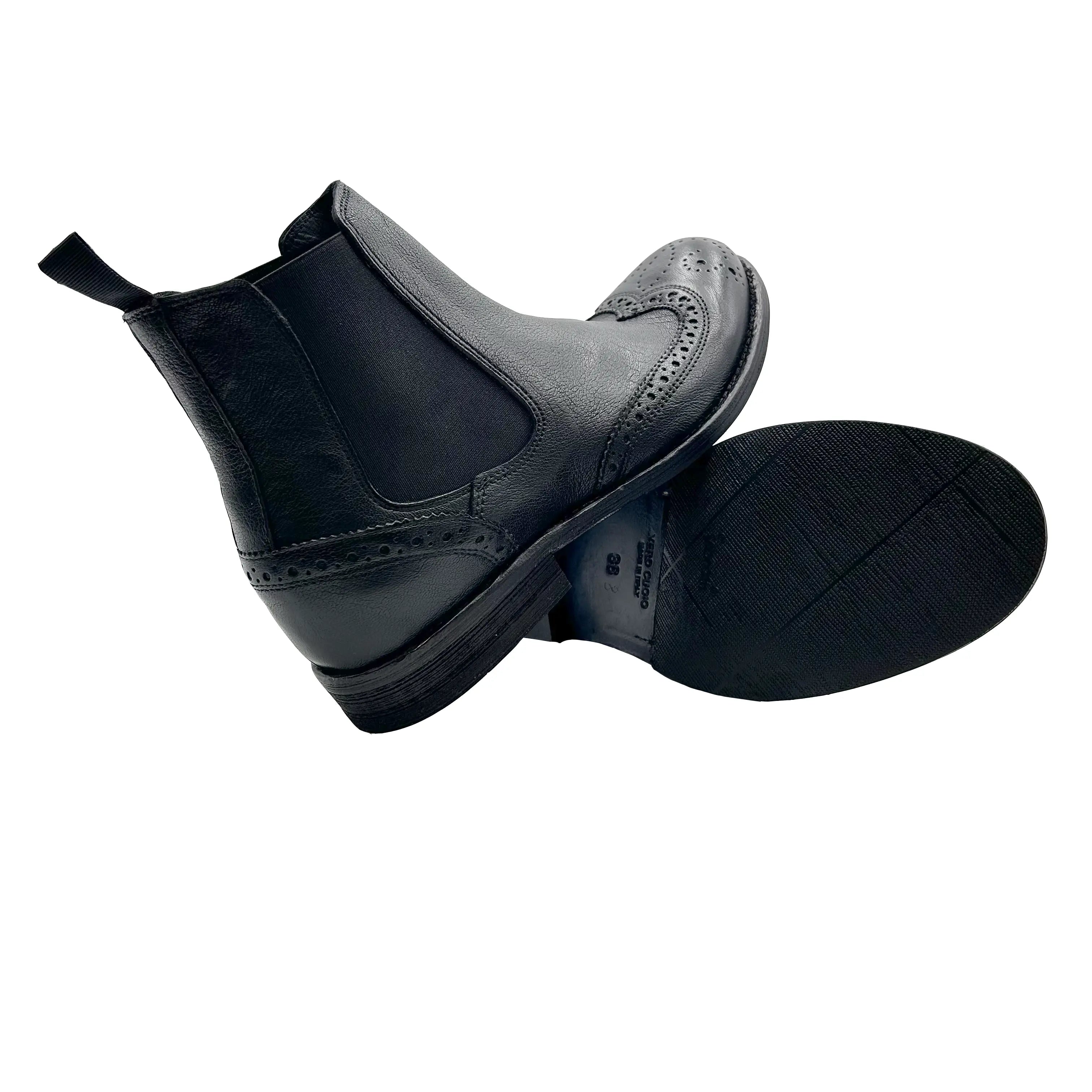 Sandro Barbera Stone Wax D34229 stivaletti chelsea nero