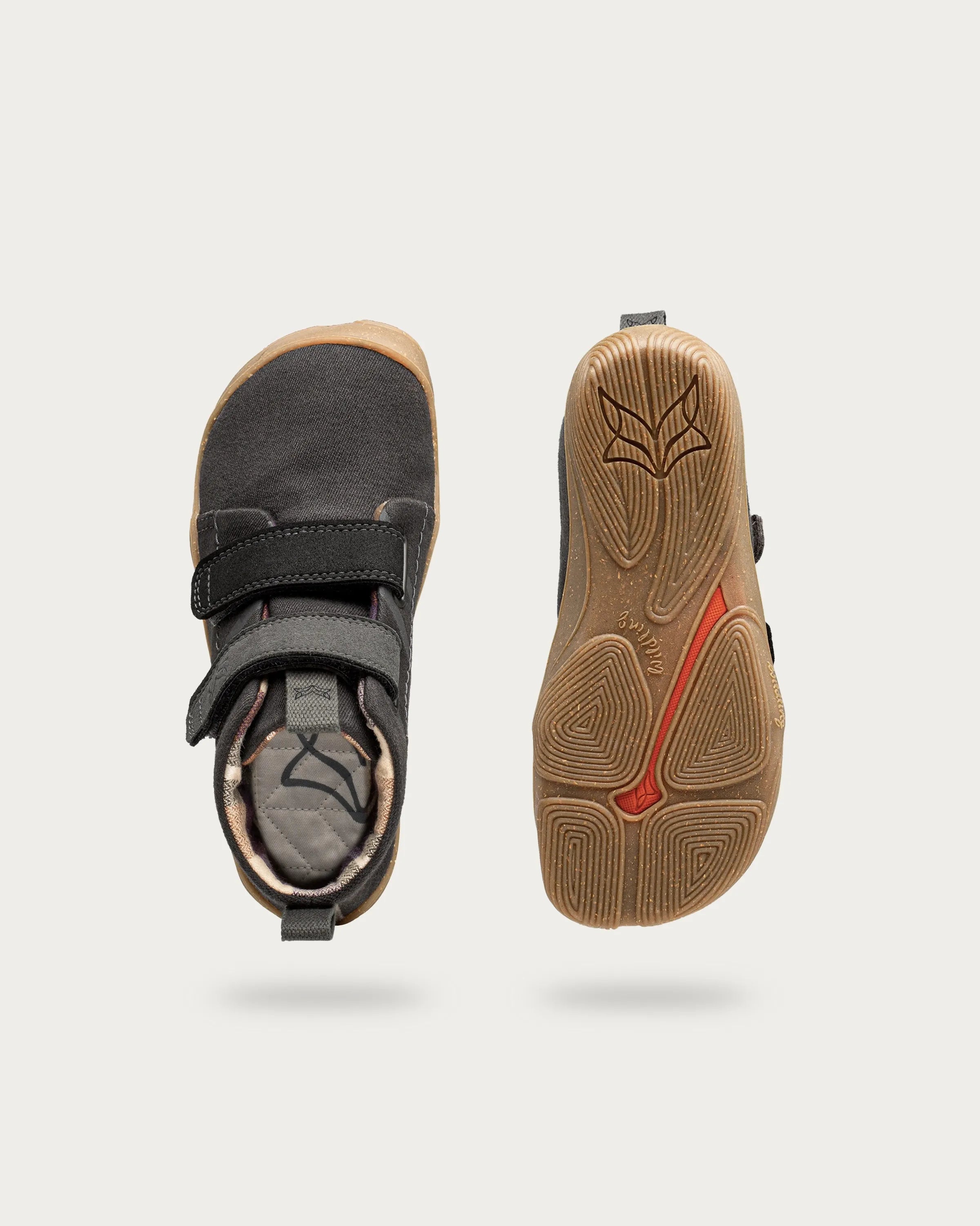 Wildling Shoes Filu Raven scarpe bambino nero vegane calde