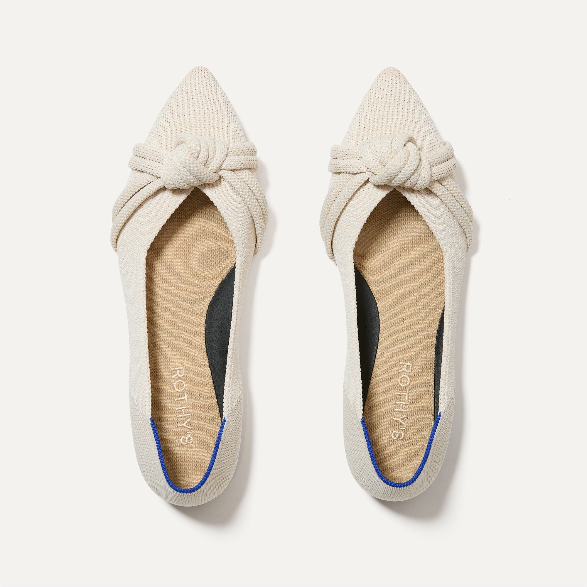 Rothy's The Knot Point II ballerine Conch