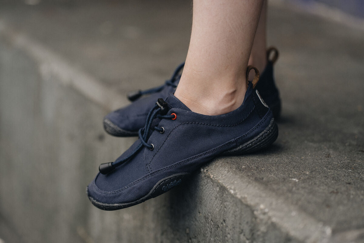Wildling Tanuki Umi slip-on blu bimbo washi leggera