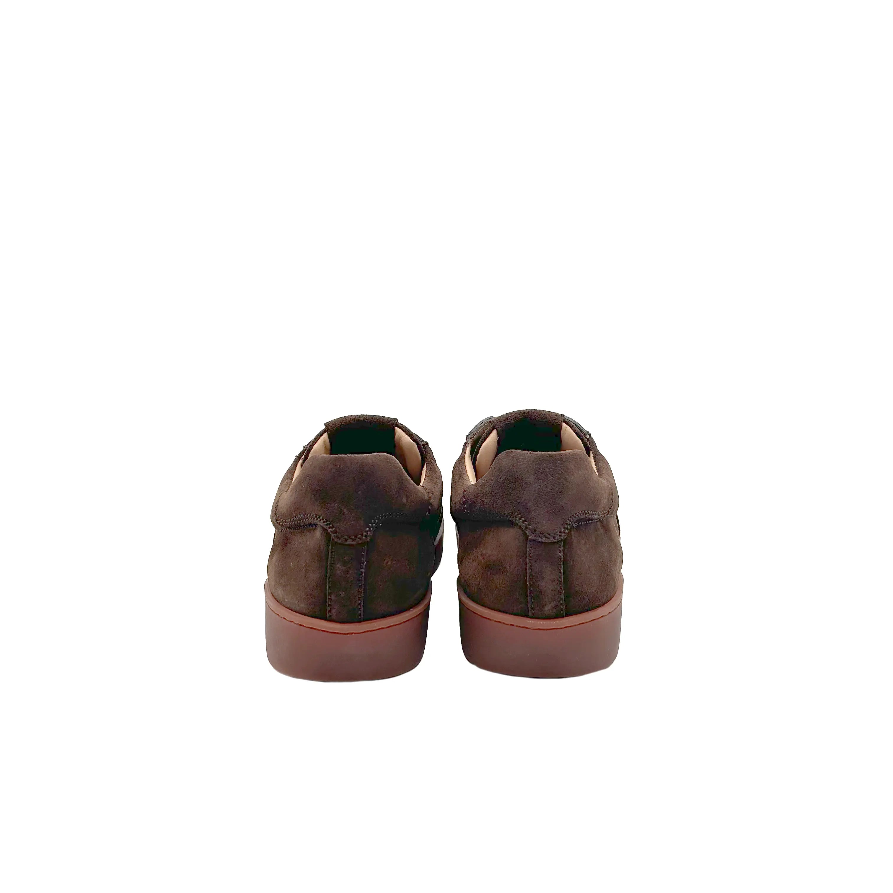 Sandro Barbera Fungiatt sneaker uomo marroni scamosciate