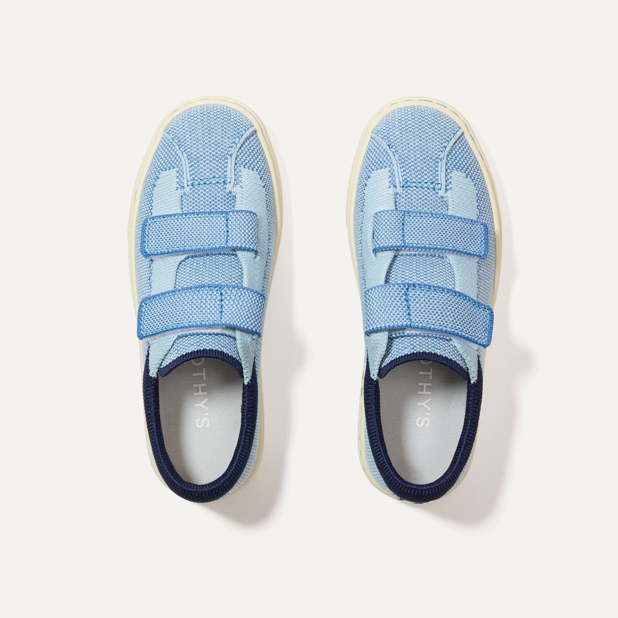 Rothy's The Kids Strap Sneaker sneakers bambino Berry Blue velcro