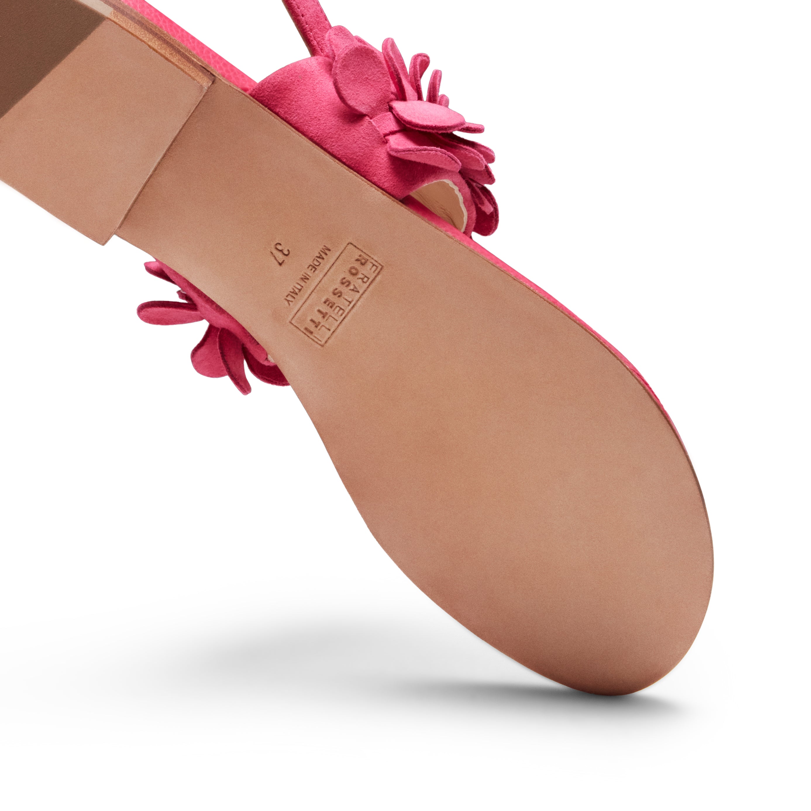 F.lli Rossetti sandalo donna fucsia camoscio flat infradito