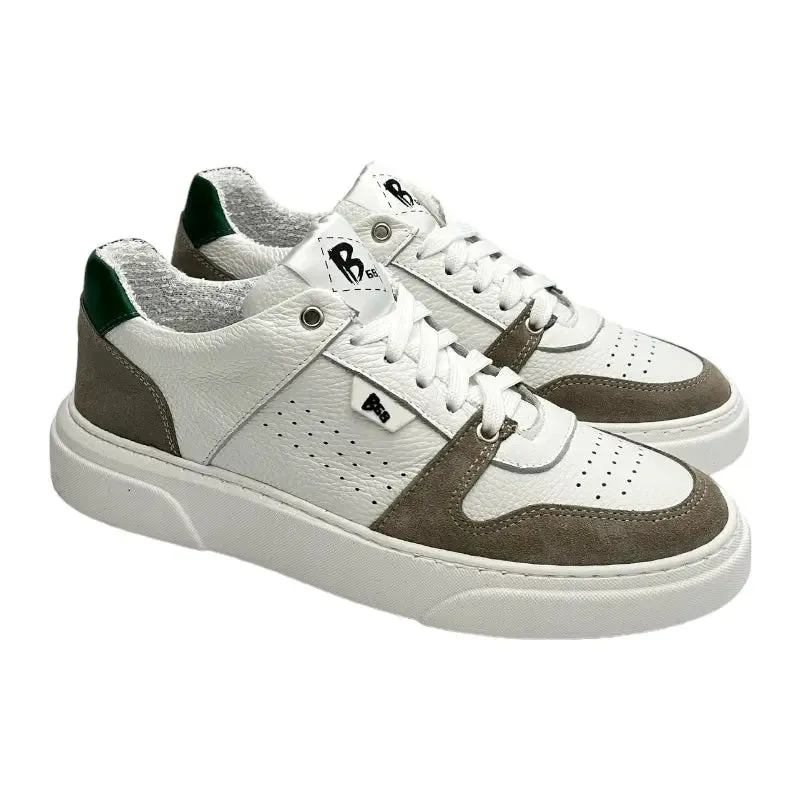 Sandro Barbera B68 Materia Green Sneaker Bianco Verde