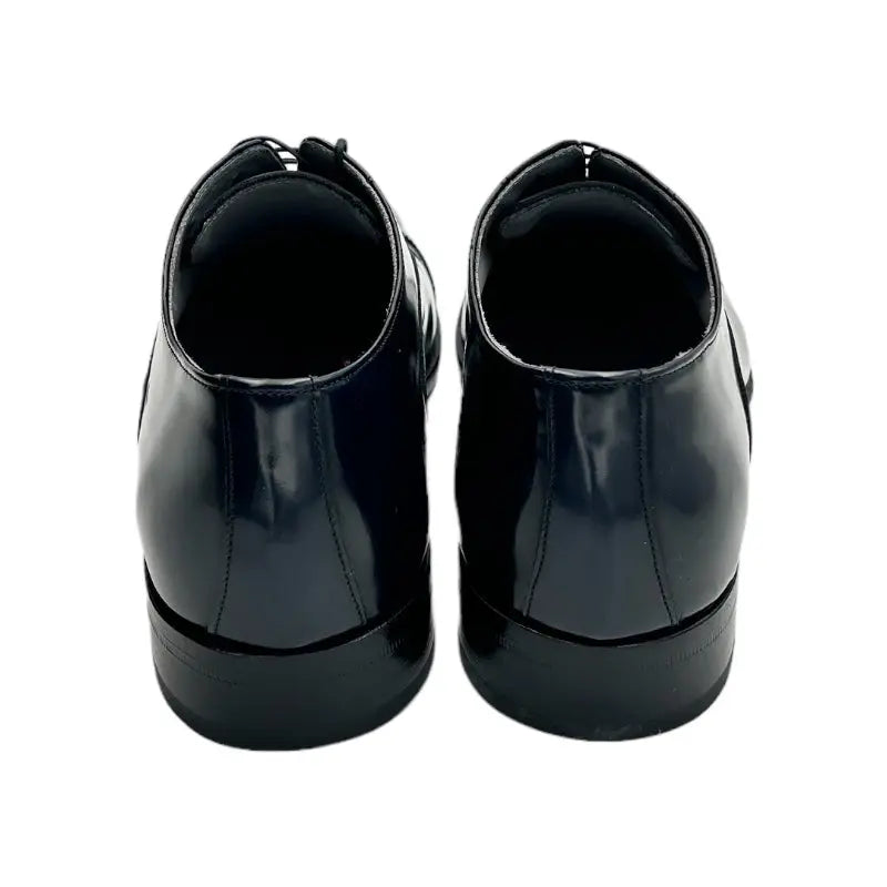 Sandro Barbera 1064 oxford uomo vitello blu abrasivato