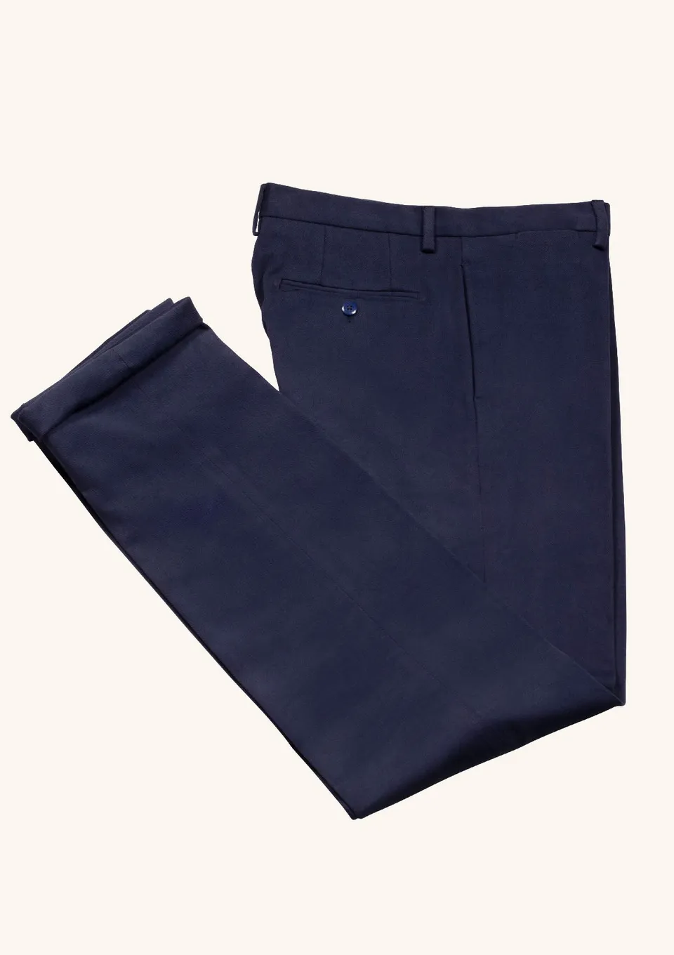 Stefano Bemer SV3064 pantaloni cotone blu royal