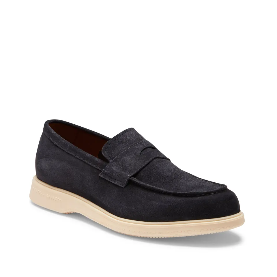 F.lli Rossetti 47430 Mocassino Uomo Marine Scamosciato Leggero
