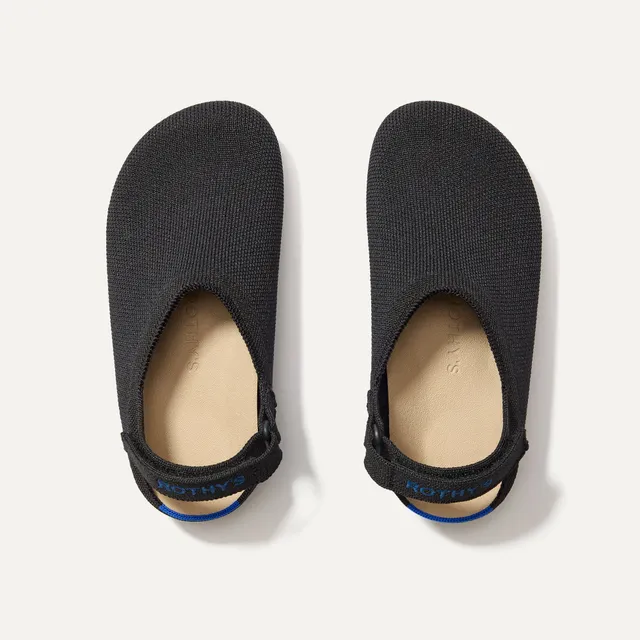 Rothy's The Kids Clog zoccoli bimbo nero suola antiscivolo