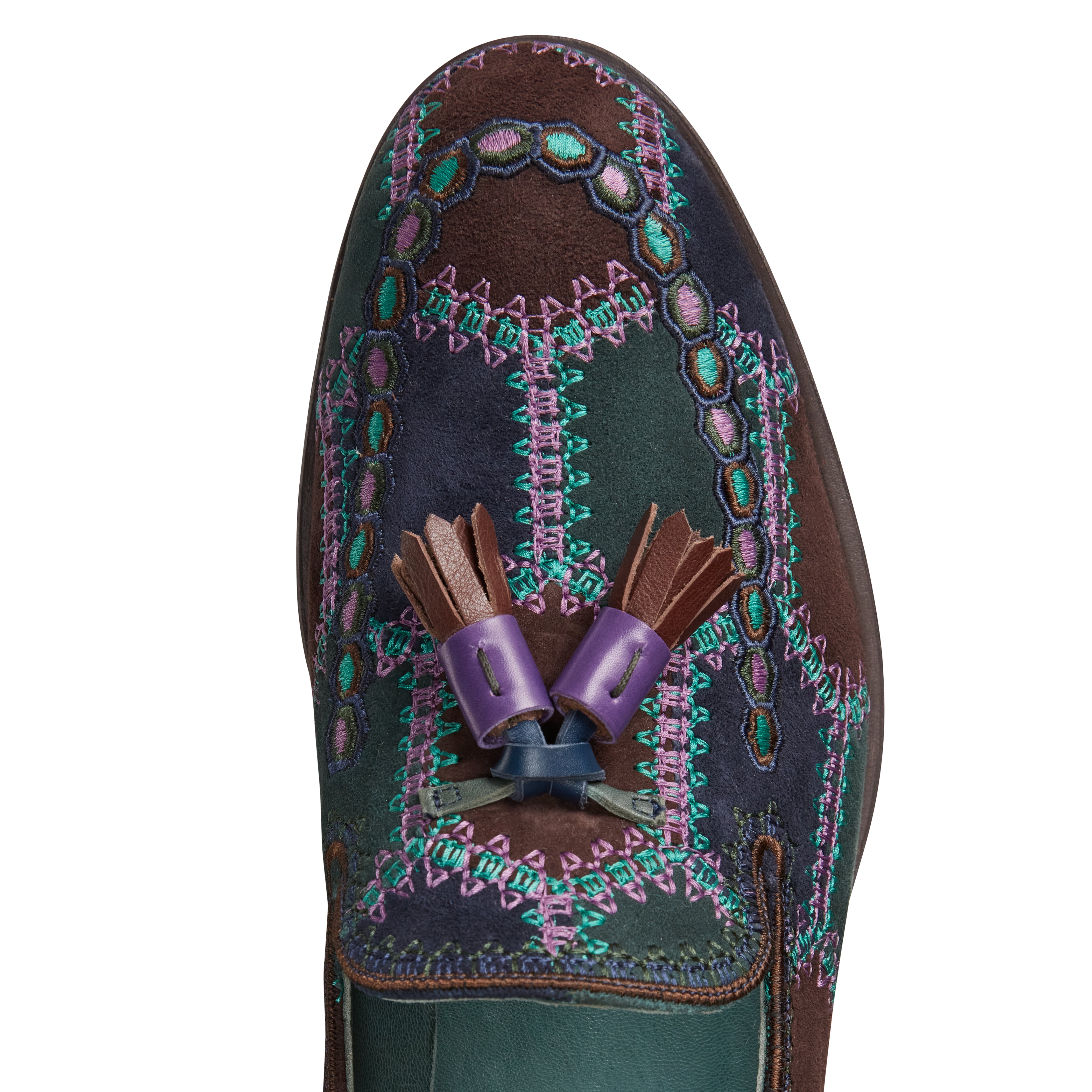 F.lli Rossetti Brera 15097 Mocassino Suede Bottiglia Uomo