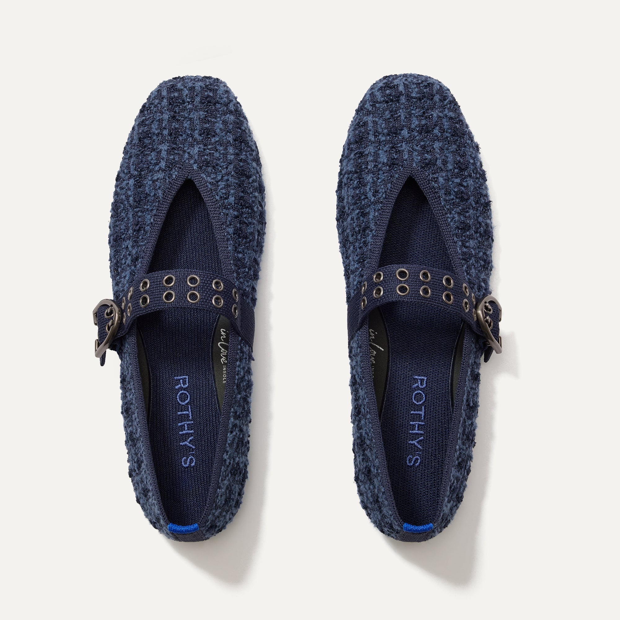 Rothy's The Max Buckle ballerine nere con fibbia