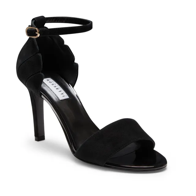 F.lli Rossetti sandalo tacco alto suede nero