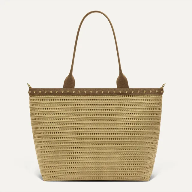 Rothy's Tote Bags The Lightweight Zip Tote borsa Brown Crochet