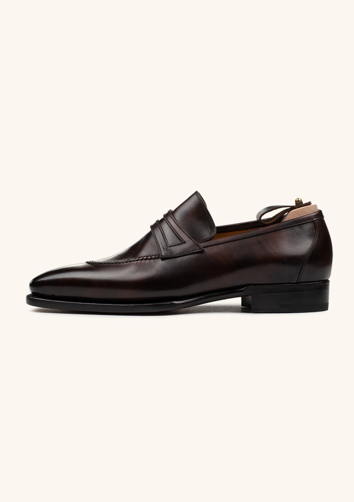 Stefano Bemer Loafers C1250 mocassini penny marrone scuro