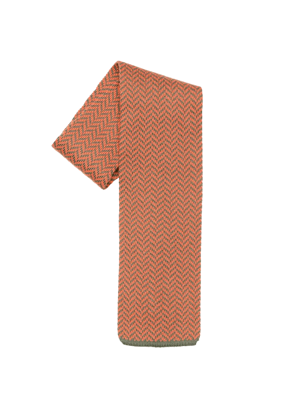 Stefano Bemer Ties cravatta cotone arancione verde