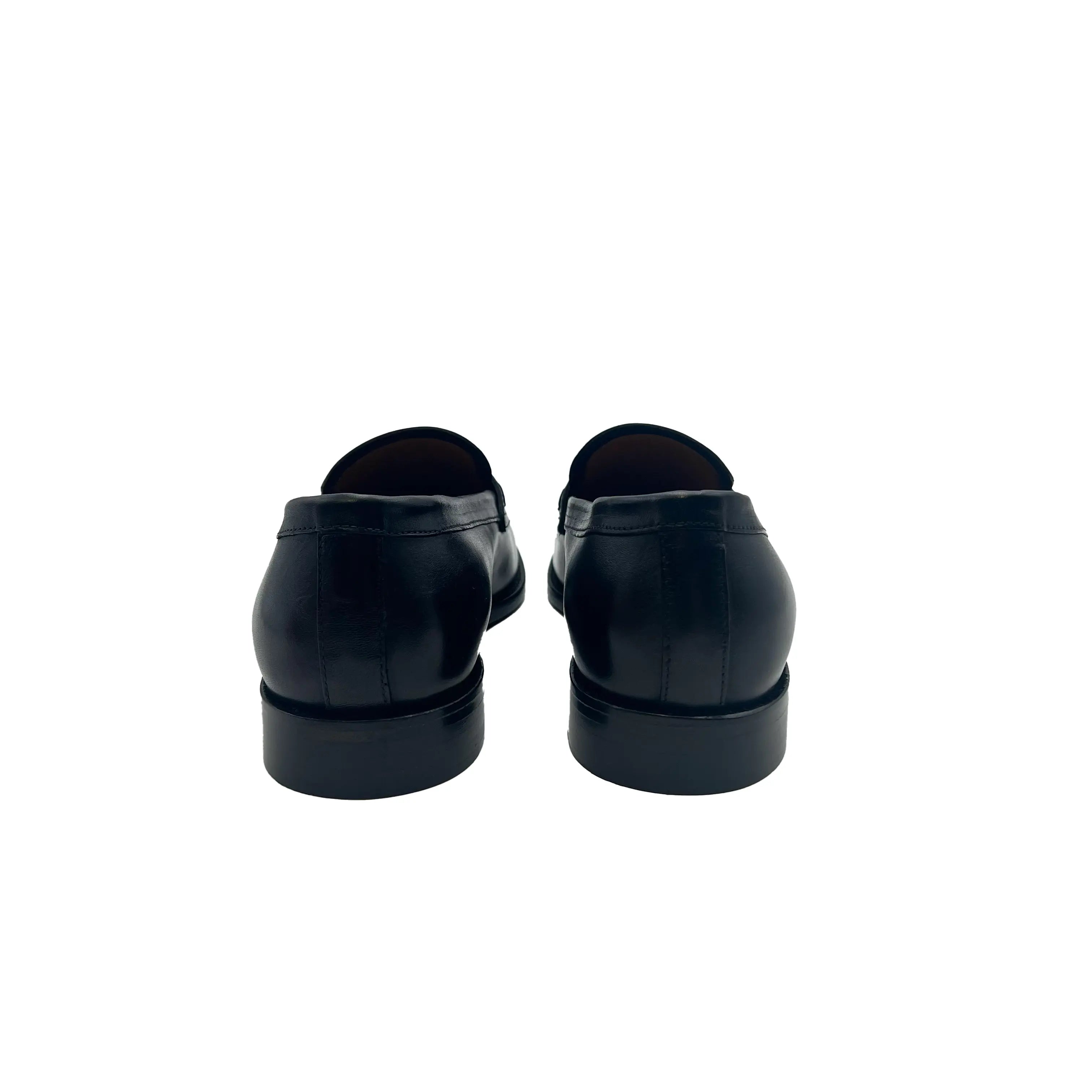 Sandro Barbera Mocassini Penny Loafers 4410 Mocassino Nero Cuoio
