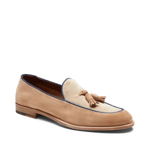 F.lli Rossetti Brera 15175 mocassino beige camoscio