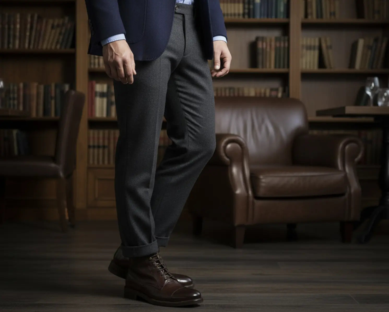 Sandro Barbera & Figli Stone Wax 1730 Stivaletto Uomo Moro