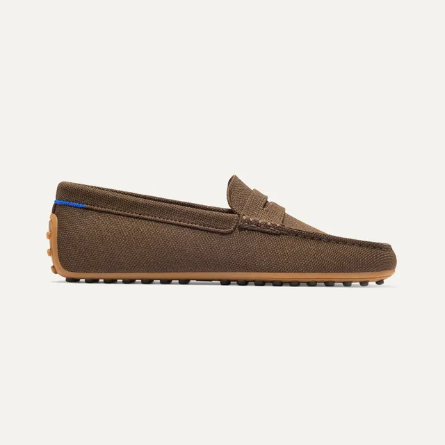 Rothy's The Men's Driver mocassino Dark Roast marrone