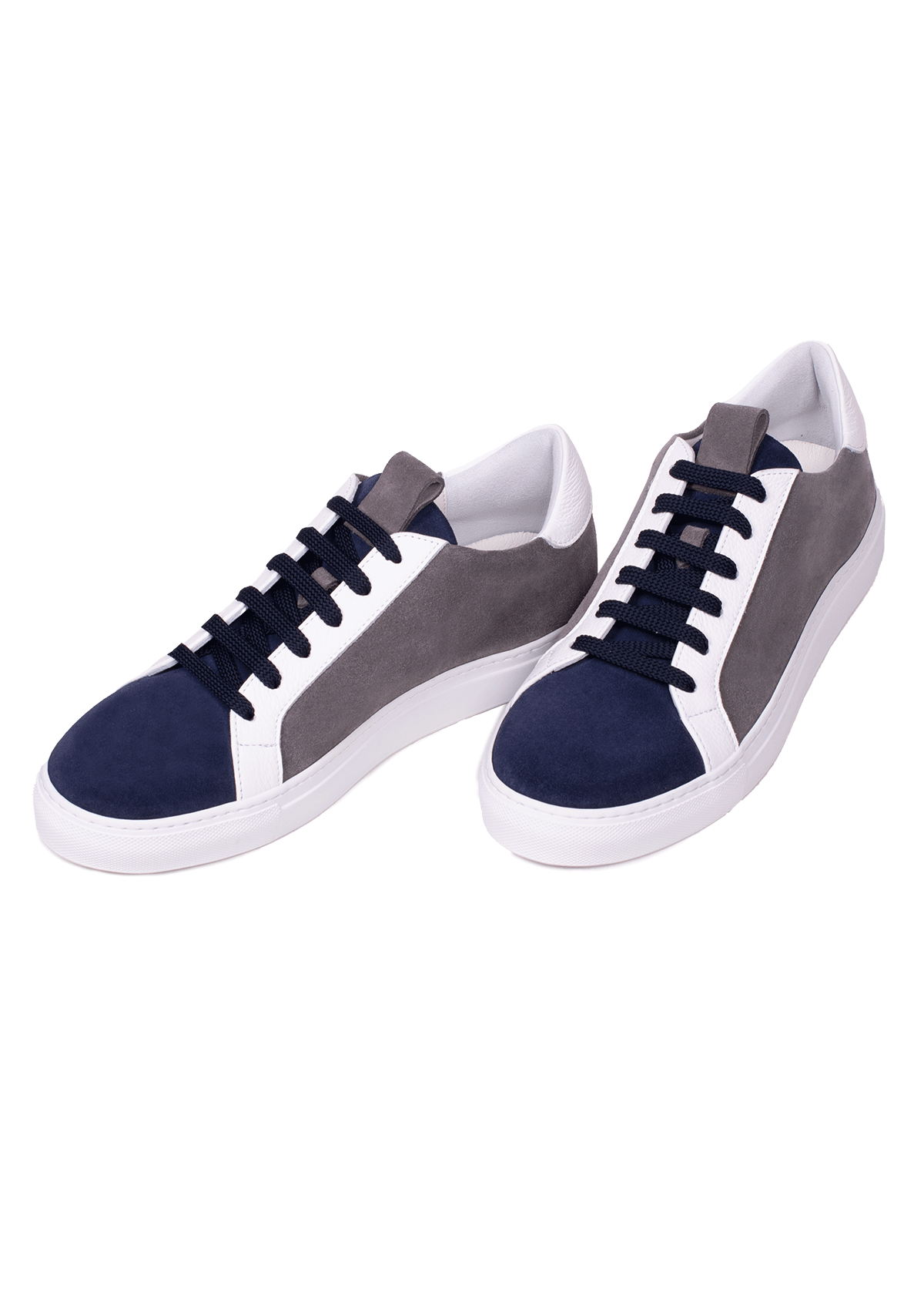 Stefano Bemer Sneakers Modello3 sneakers kudu grigio blu