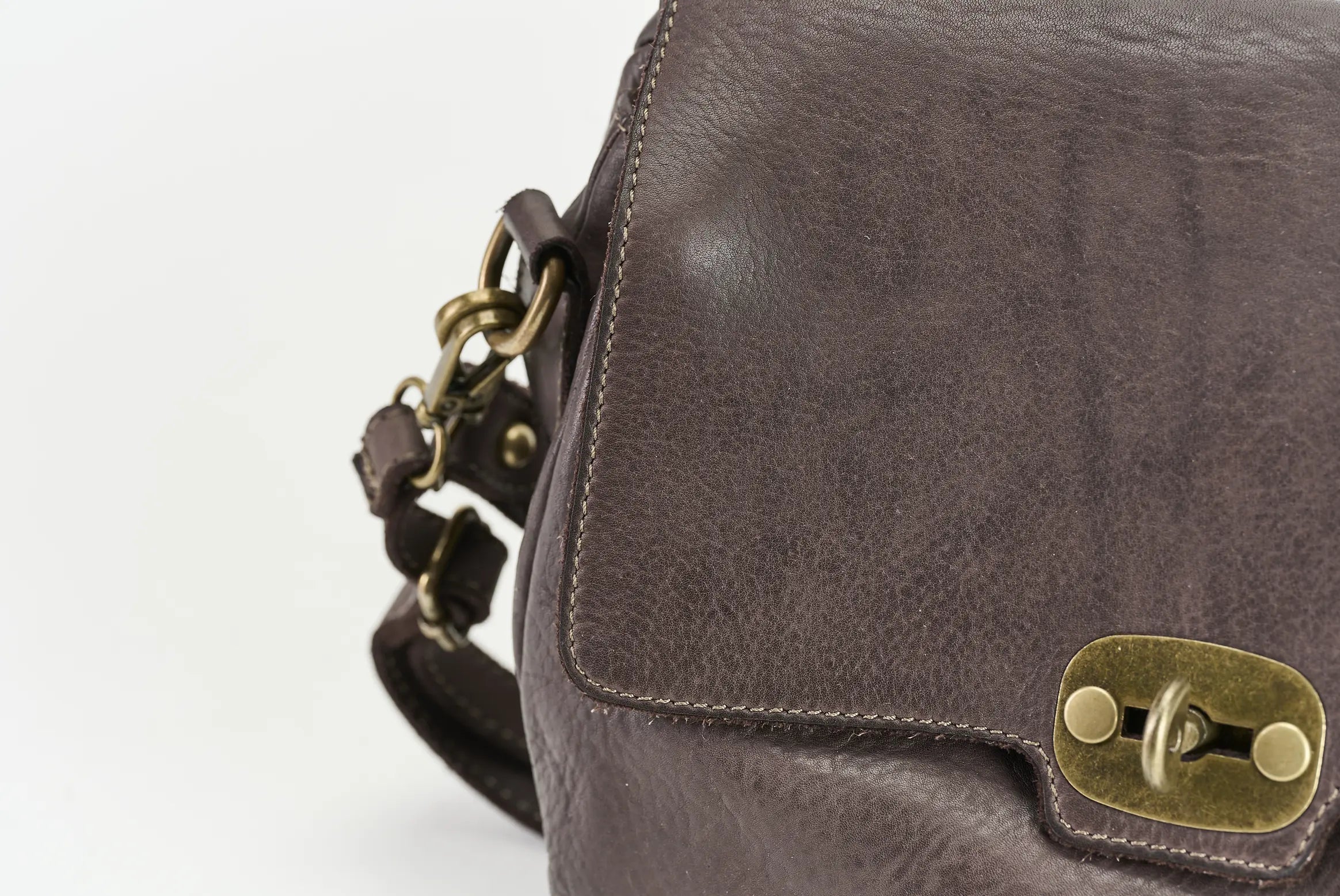 Sandro Barbera 2028 Borsa Pelle Moro Marrone 30x27